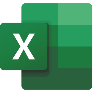 Microsoft excel icon.