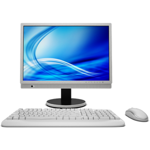 An icon of a desktop computer.