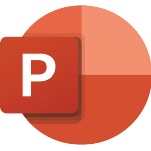 Microsoft powerpoint icon.