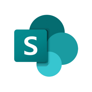 Microsoft sharepoint icon.