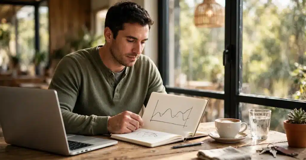 Managed it services in harrisburg, pa, a business owner reviewing it costs and planning with a written monthly budget